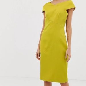 Ted Baker Yellow Mini Dress